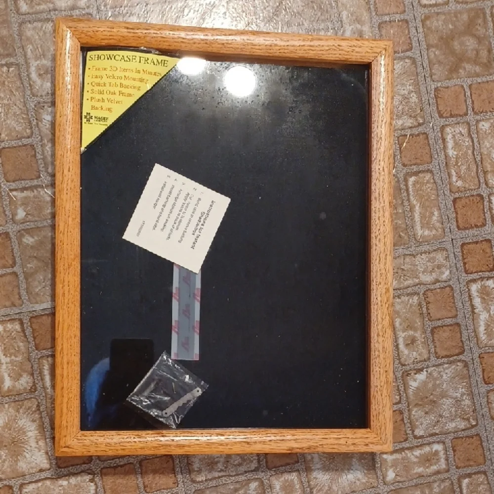 Oak Shadow Box Display Frame 15x12 Inches